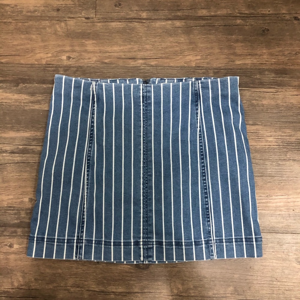 NWOT denim mini skirt!